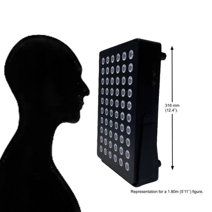 Portable Red Light Therapy Panel, 60 LEDs, 5 Wavelengths